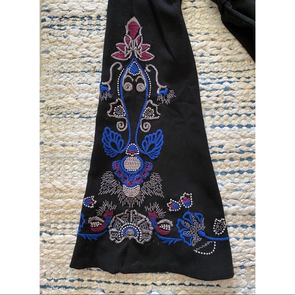 Free People Folk Dress Black - Picture 5 of 8